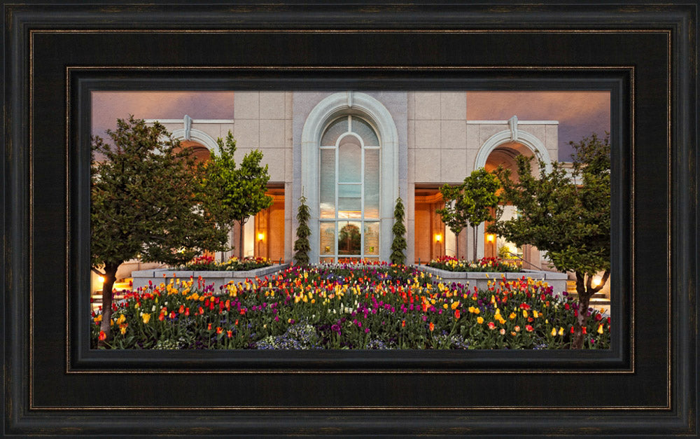 Mt Timpanogos Temple - Blooming Spring