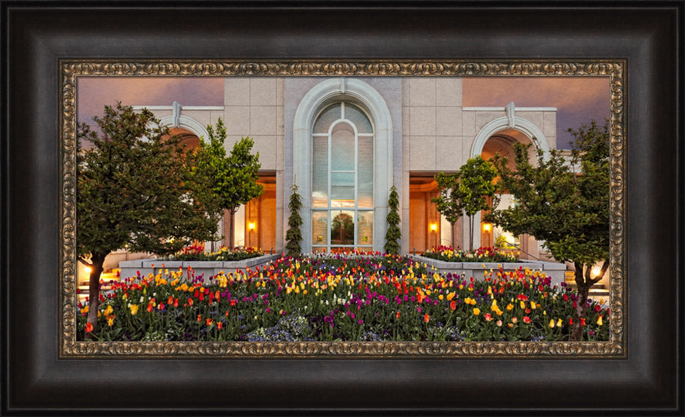 Mt Timpanogos Temple - Blooming Spring