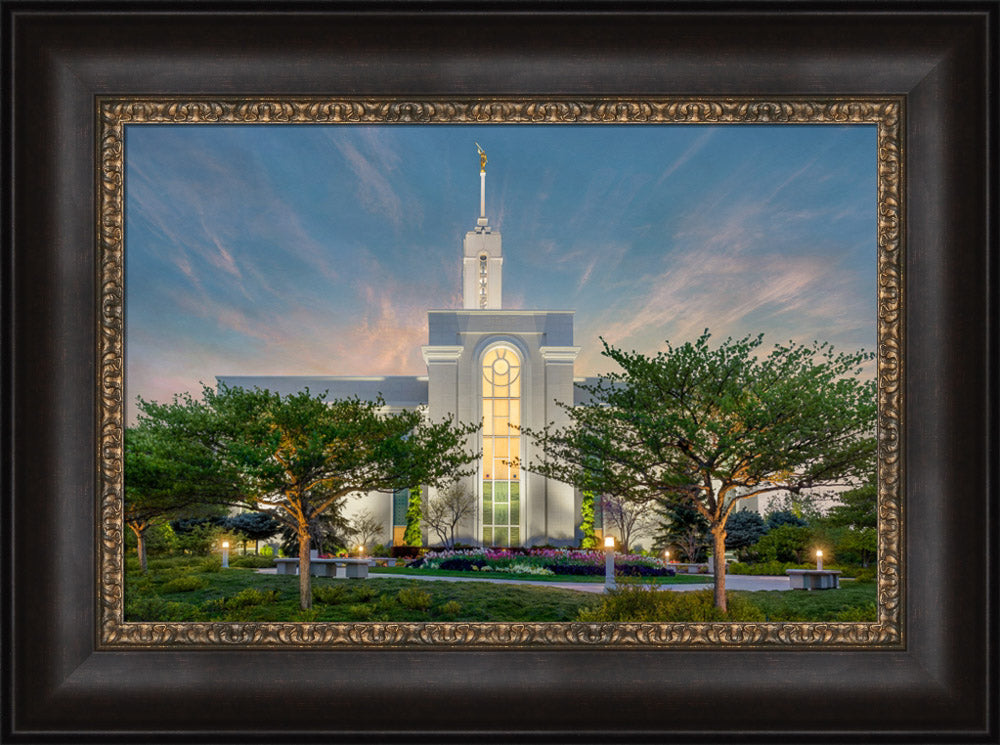 Mt Timpanogos Temple - Evening in the Garden