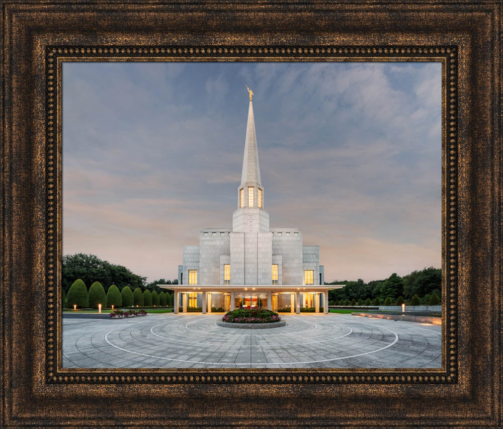 Preston England Temple - Morning Light