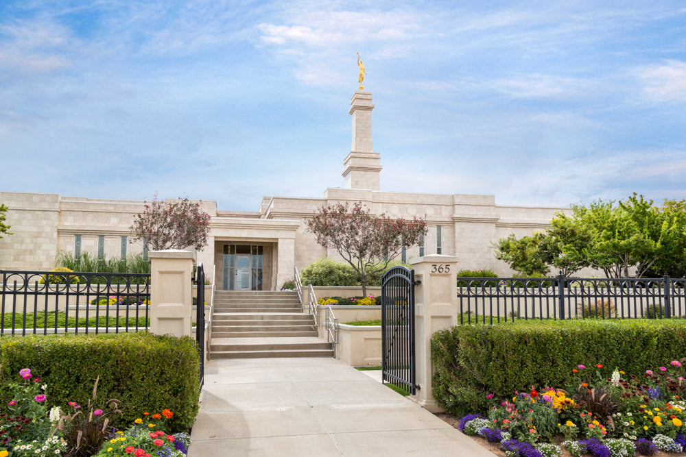 Monticello Temple - Summer Flowers