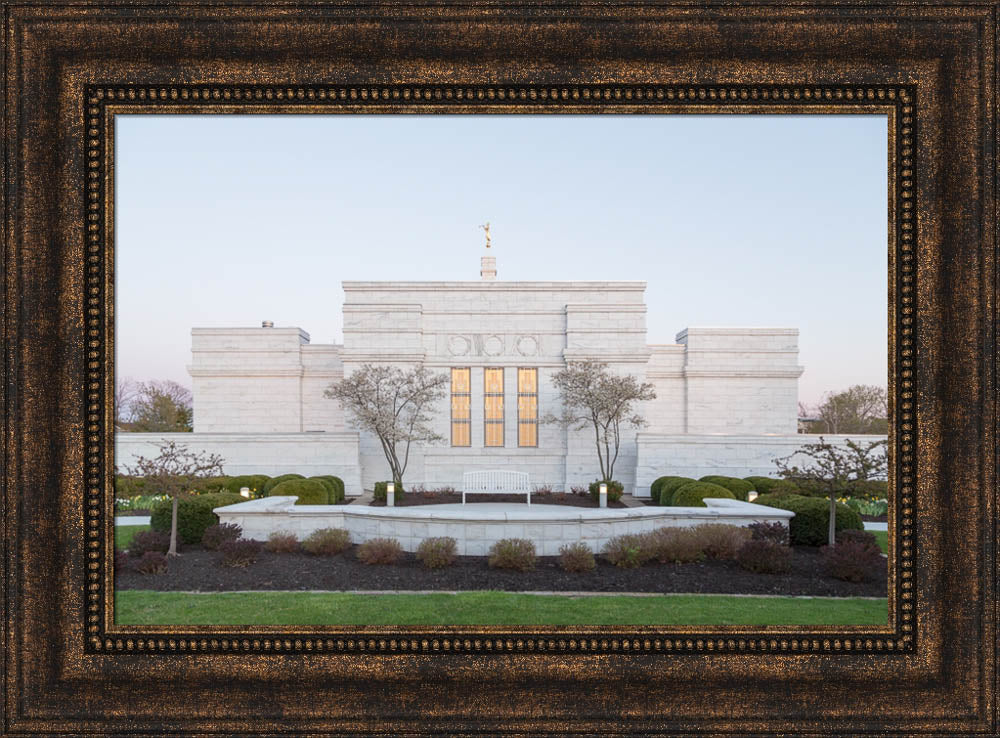 Columbus Temple - Garden Path by Robert A Boyd