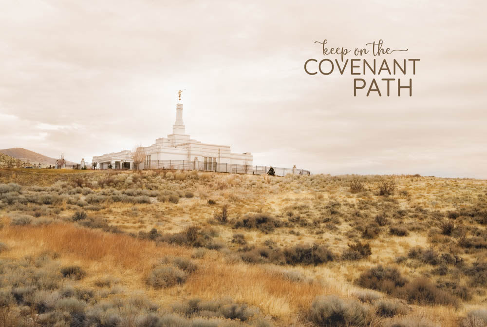 Reno Temple - Desert Hill 12x18 repositionable poster