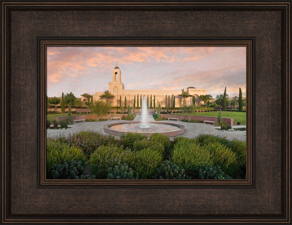 Newport Beach Temple - Fountain
