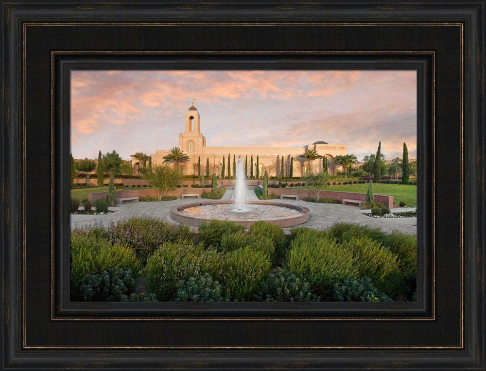 Newport Beach Temple - Fountain