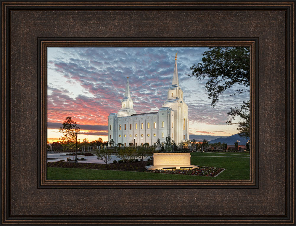 Brigham City Temple - Sunset