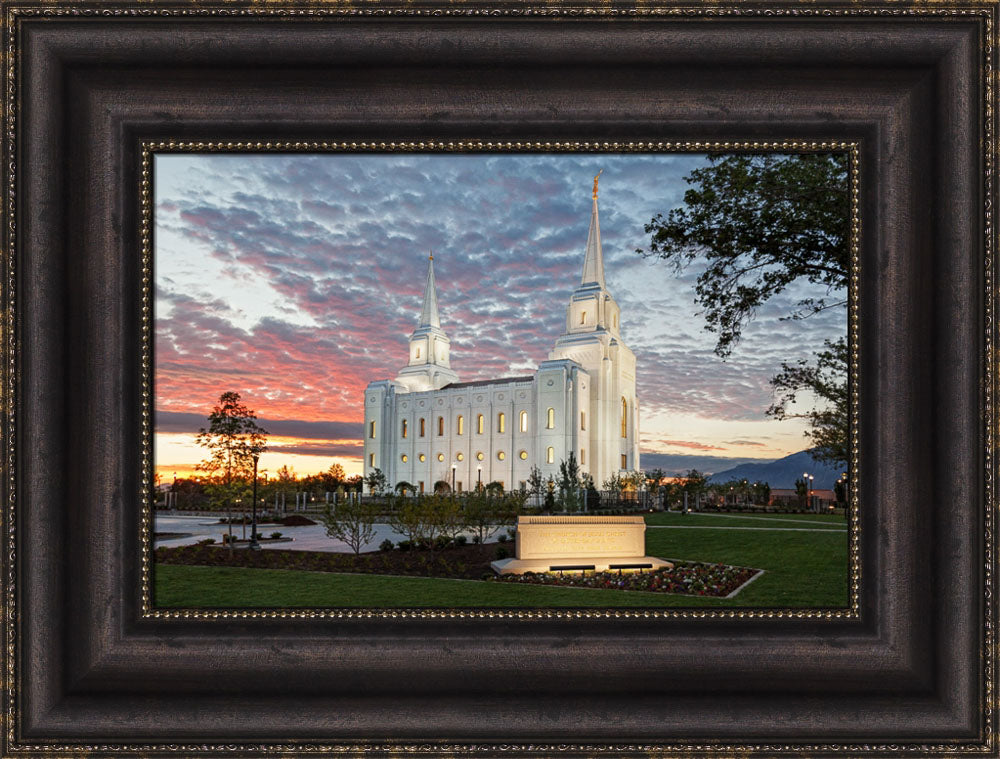 Brigham City Temple - Sunset