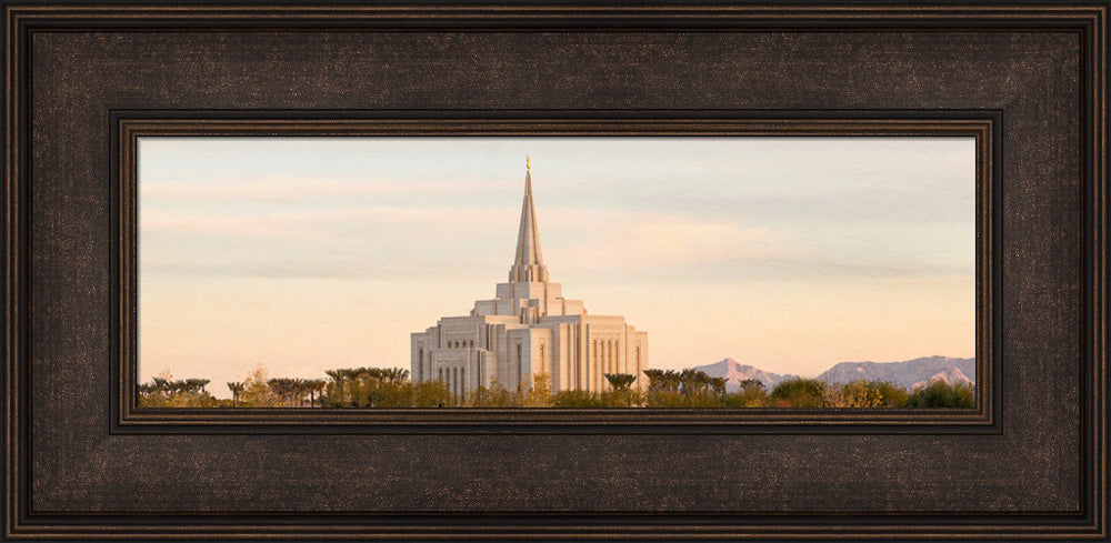Gilbert Temple - Mountain Wide Panoramic