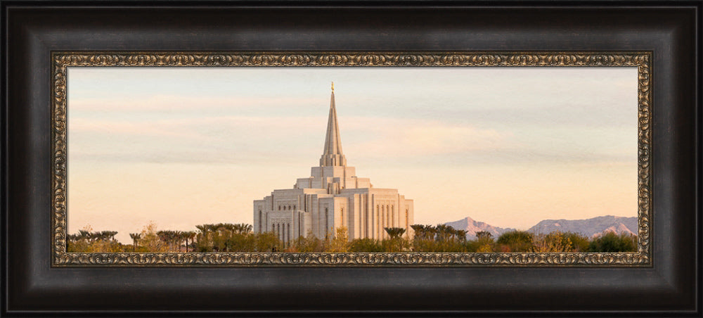 Gilbert Temple - Mountain Wide Panoramic