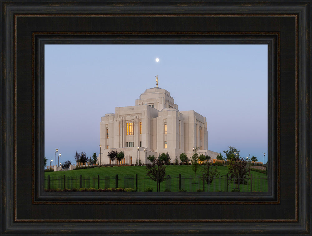 Meridian Temple - At Moonset