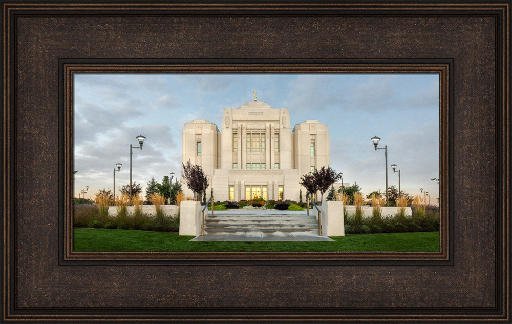 Meridian Temple - Morning Glow Panorama