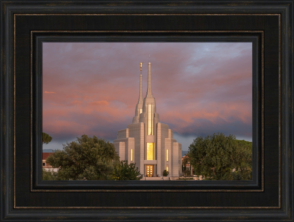 Rome Temple - Gold Reflection