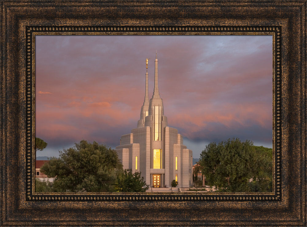 Rome Temple - Gold Reflection