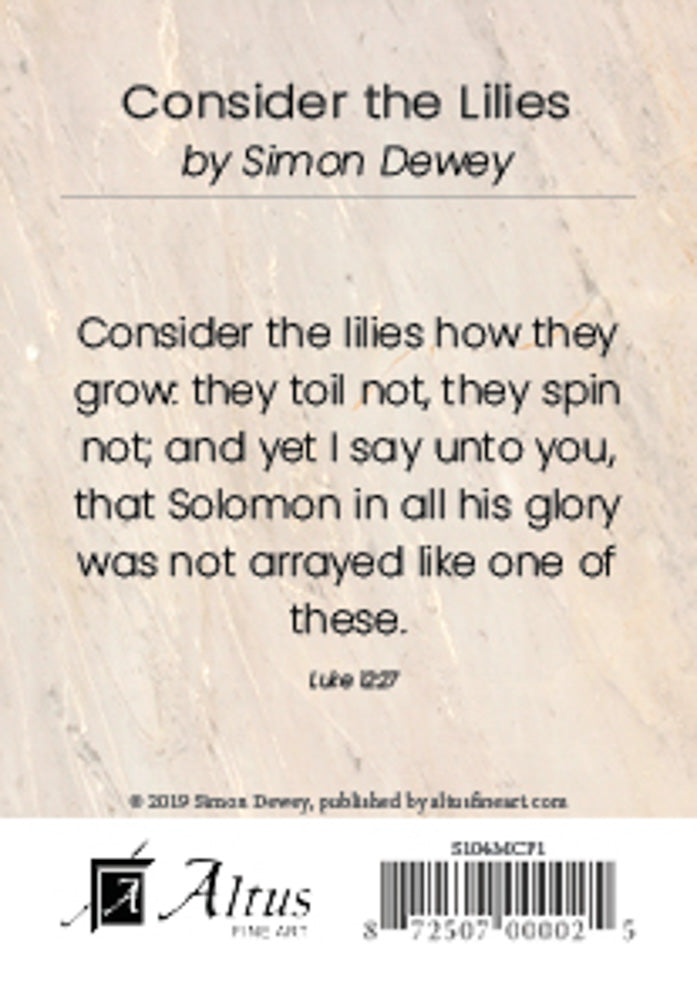 Consider the Lilies by Simon Dewey