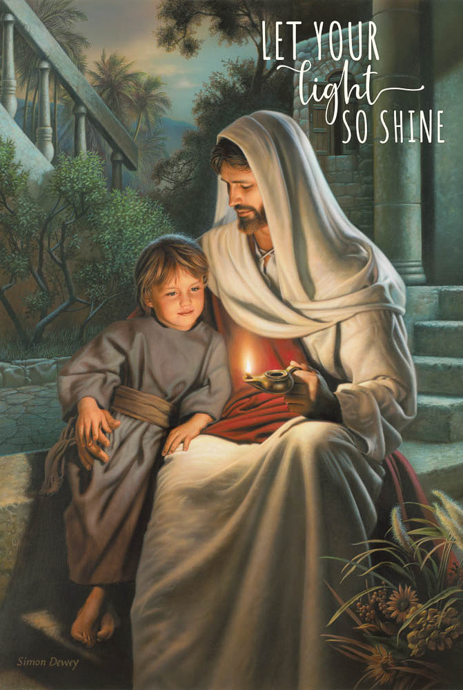 Ye are the Light of the World 12x18 repositionable poster