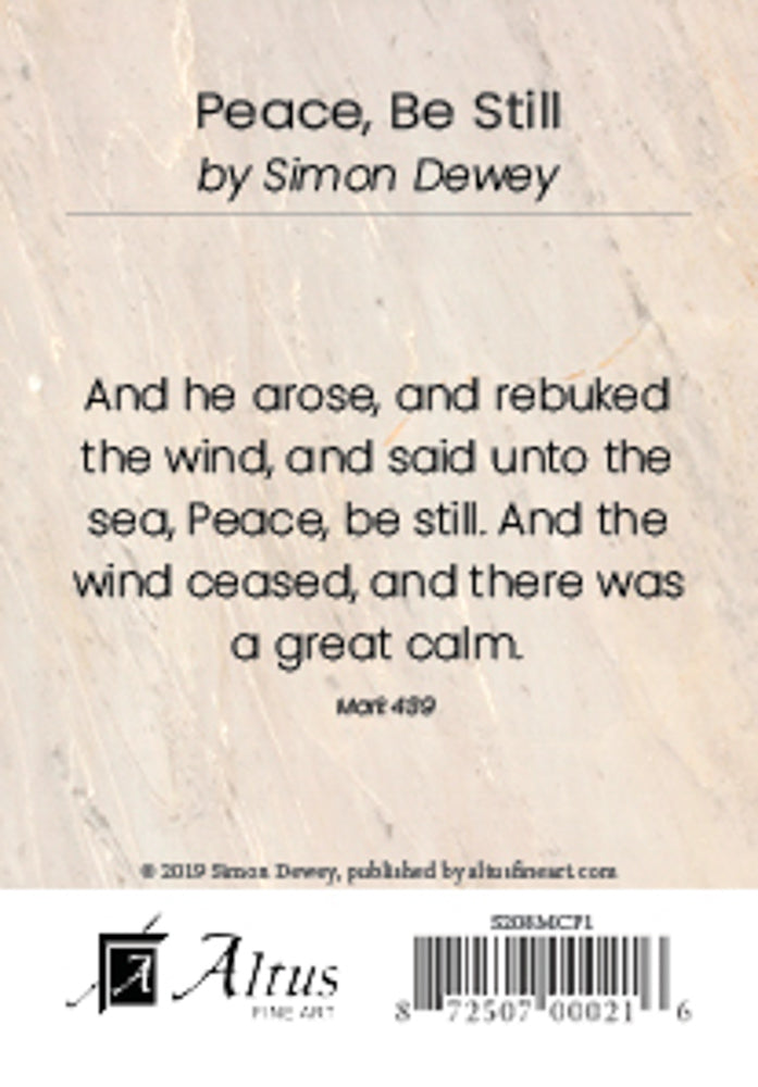 Peace, Be Still by Simon Dewey