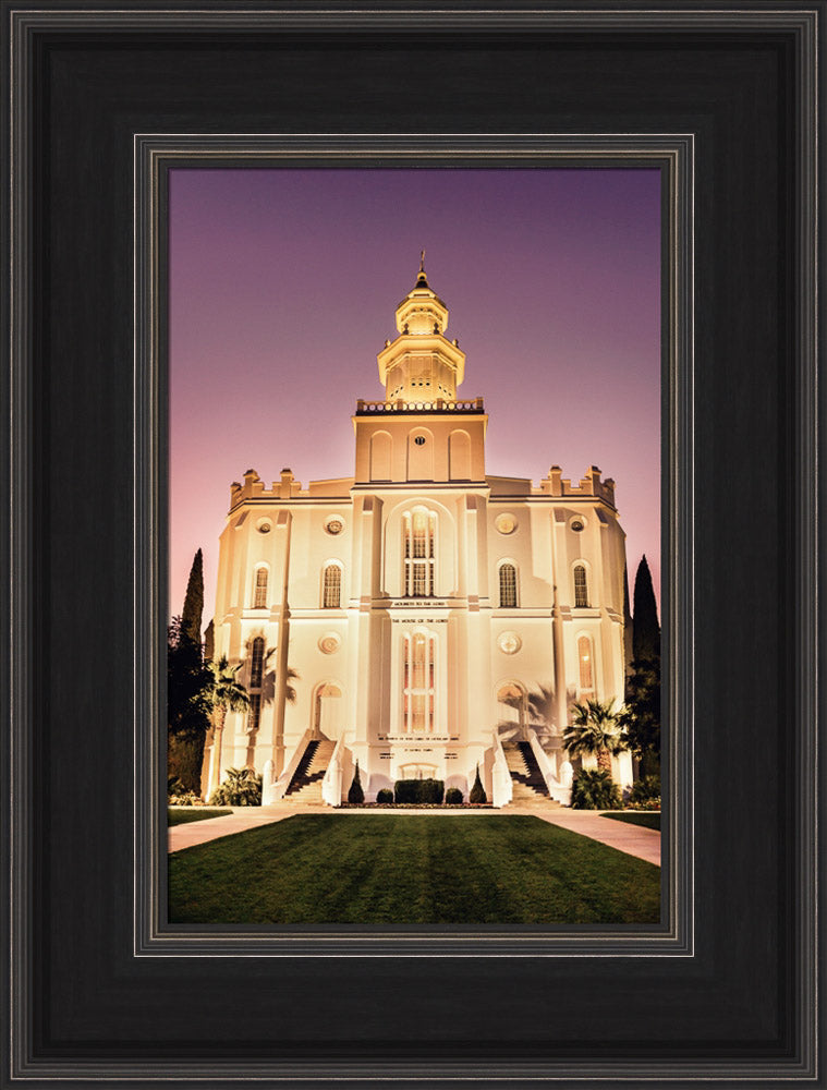 St George Temple - Twilight