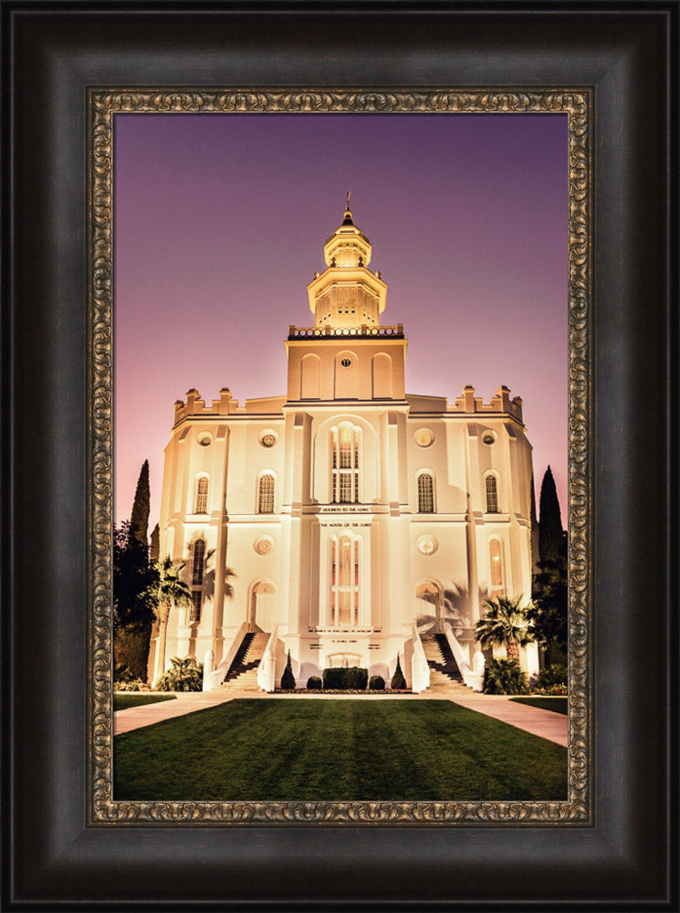 St George Temple - Twilight