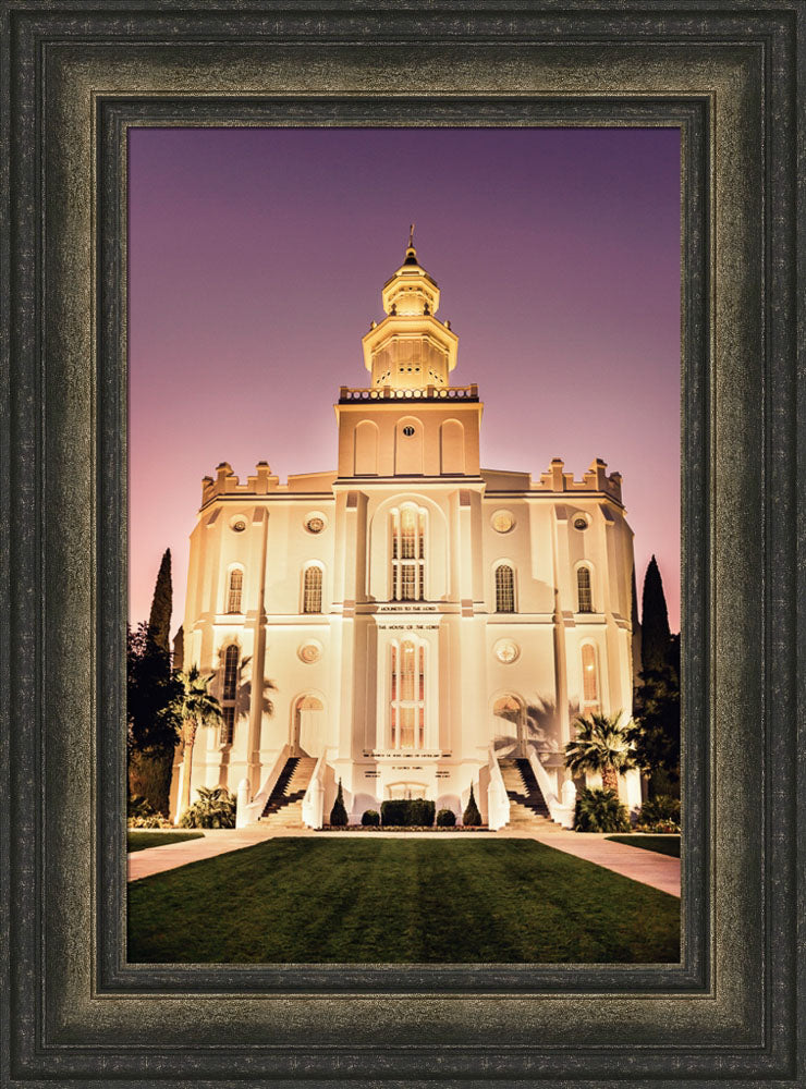 St George Temple - Twilight