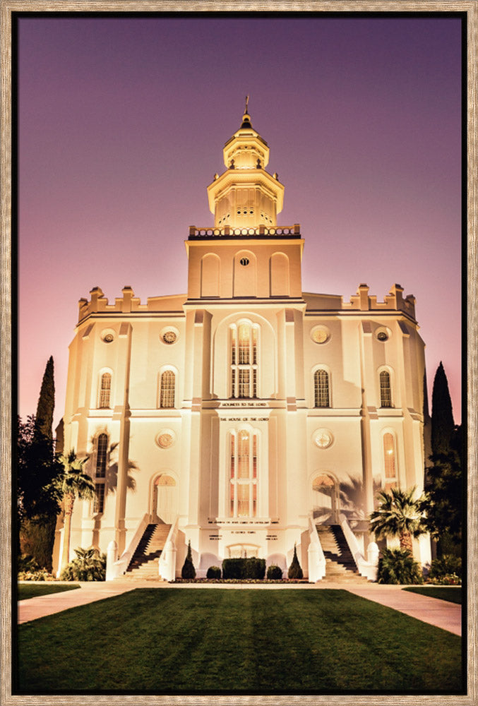 St George Temple - Twilight