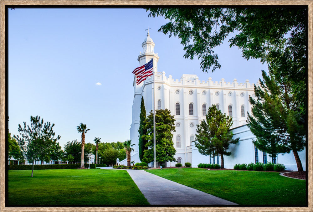 St George Temple - Pathway