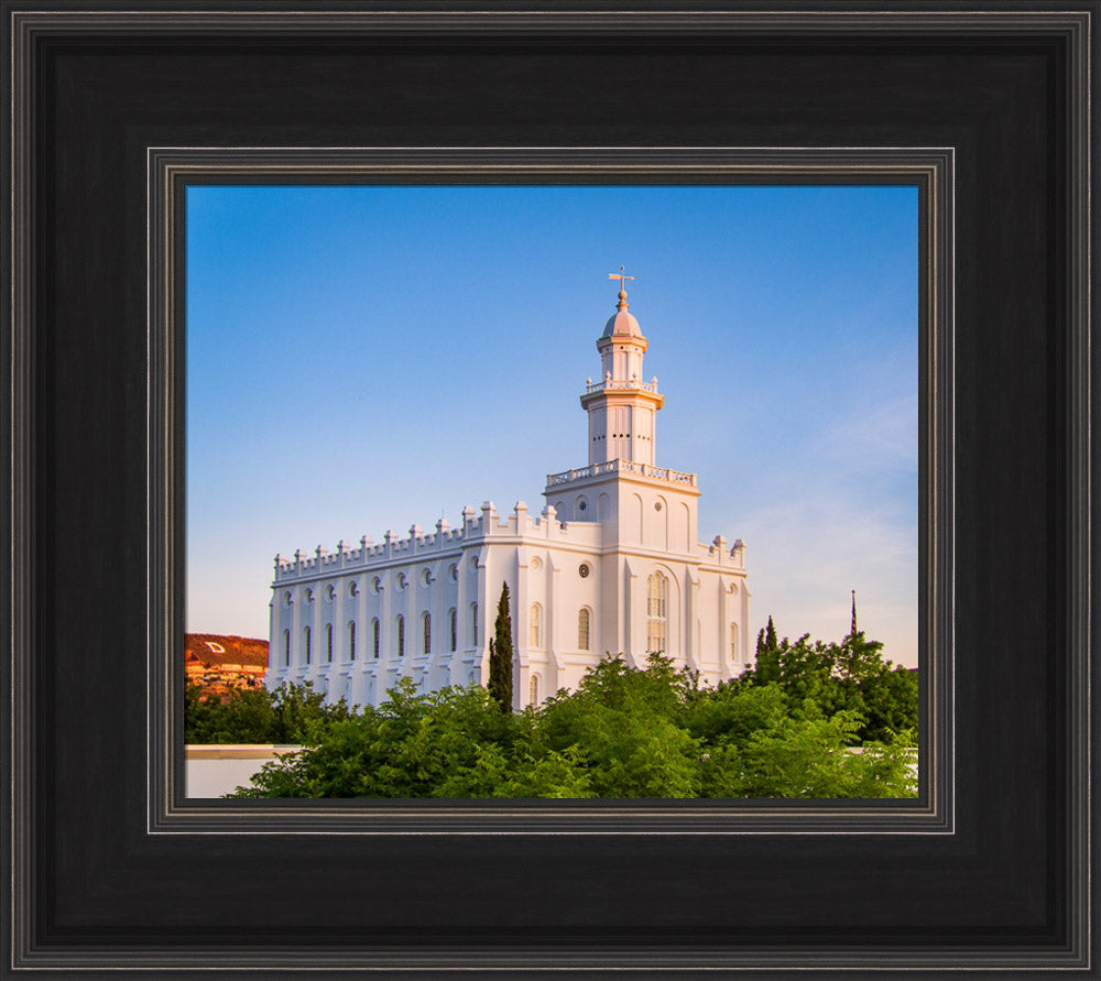 St George Temple - First Light