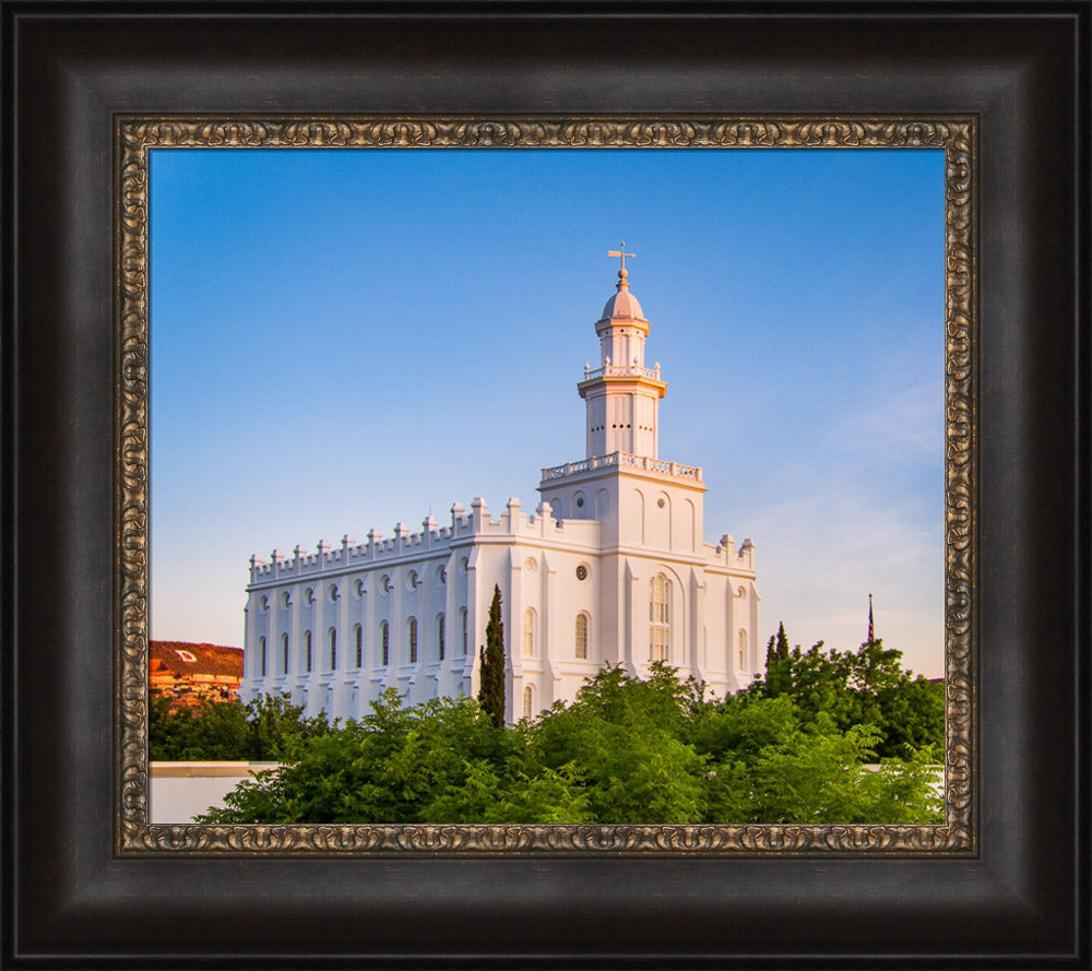 St George Temple - First Light