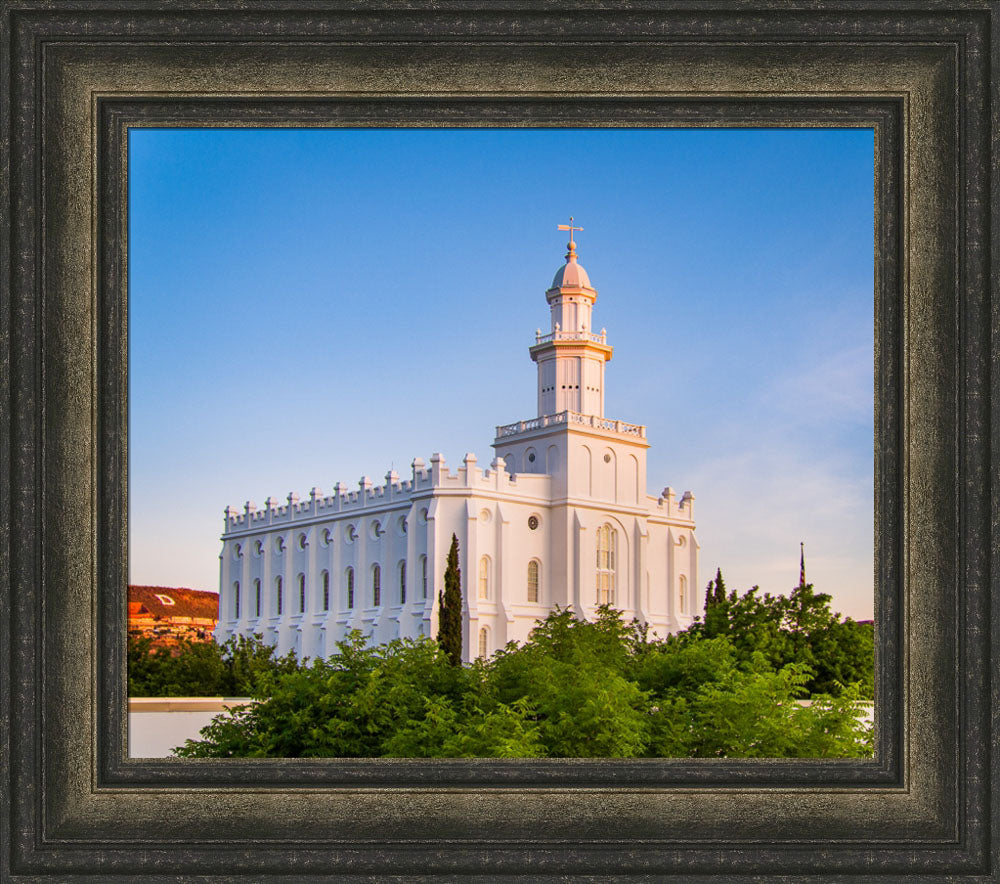 St George Temple - First Light