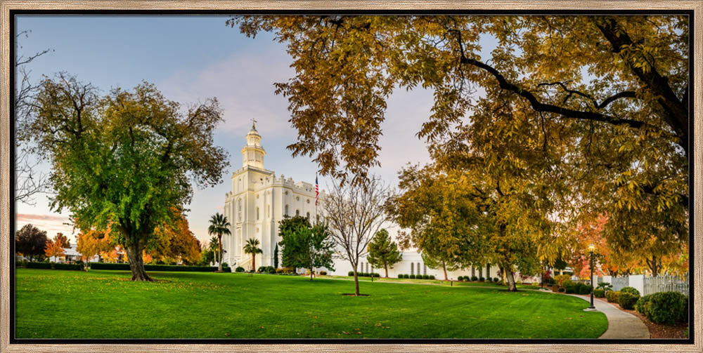 St George Temple - Fall Colors
