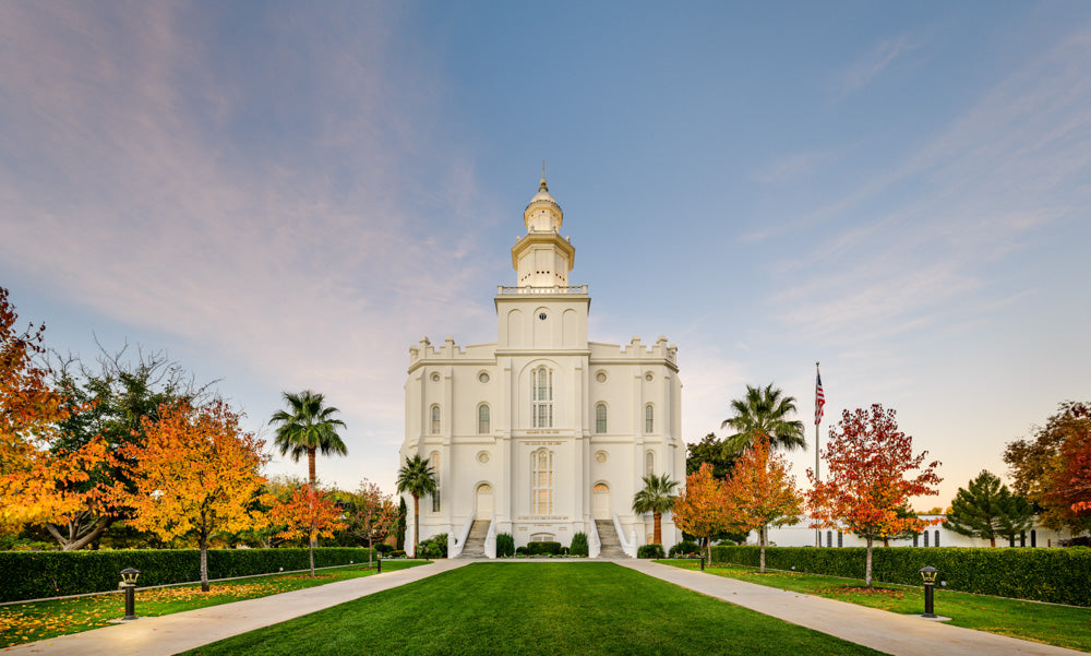St George Temple - Autumn Path