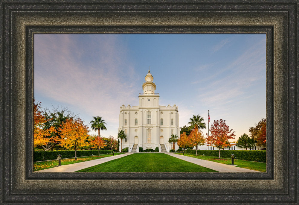St George Temple - Autumn Path