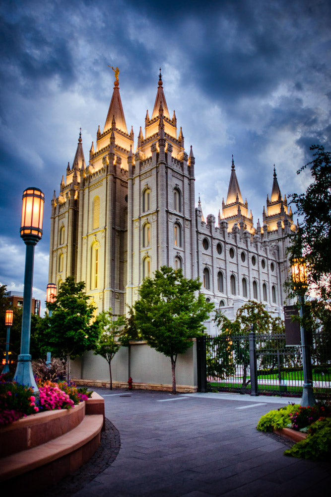 Salt Lake Temple - Evening