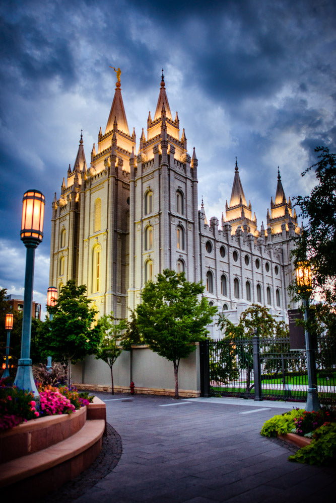 Salt Lake Temple - Evening by Scott Jarvie