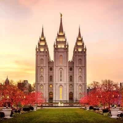 Salt Lake Temple - Christmas