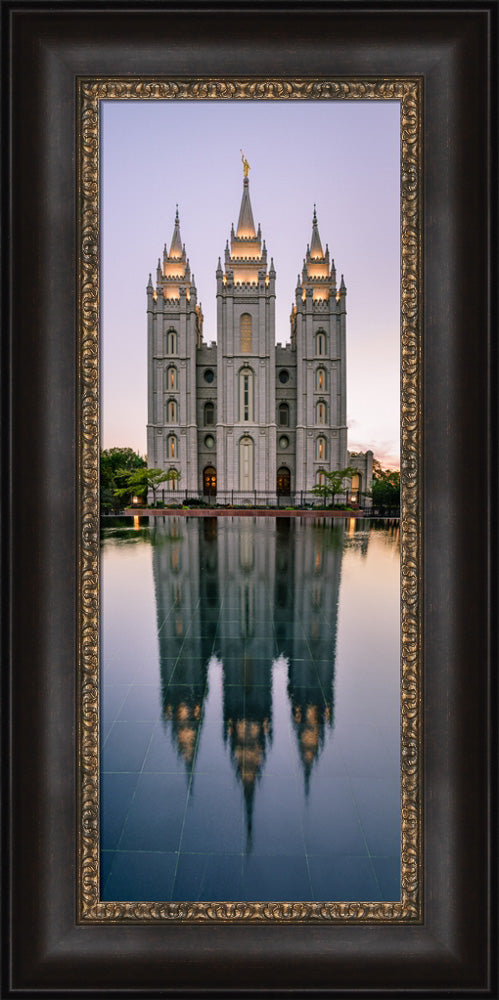 Salt Lake Temple - Tall Reflection