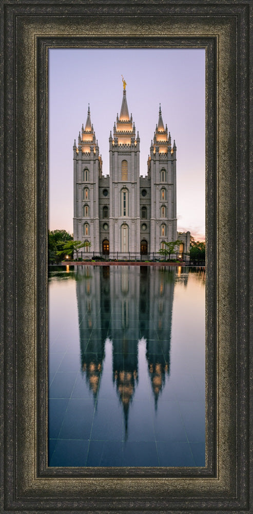 Salt Lake Temple - Tall Reflection