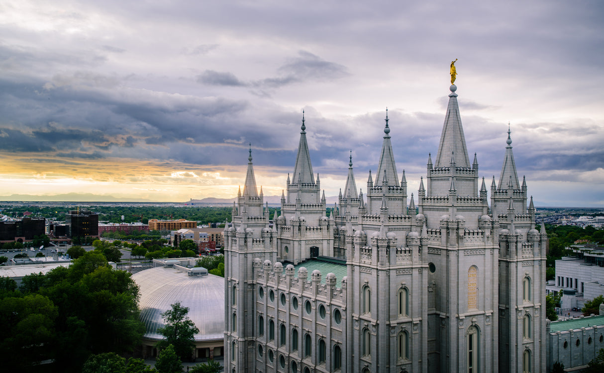 Salt Lake Temple - From Above