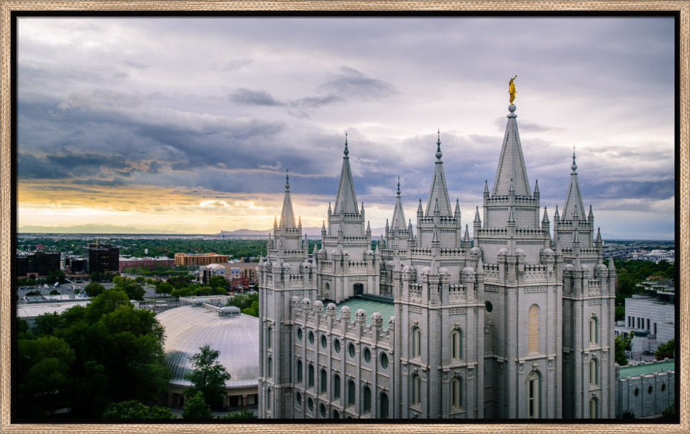Salt Lake Temple - From Above