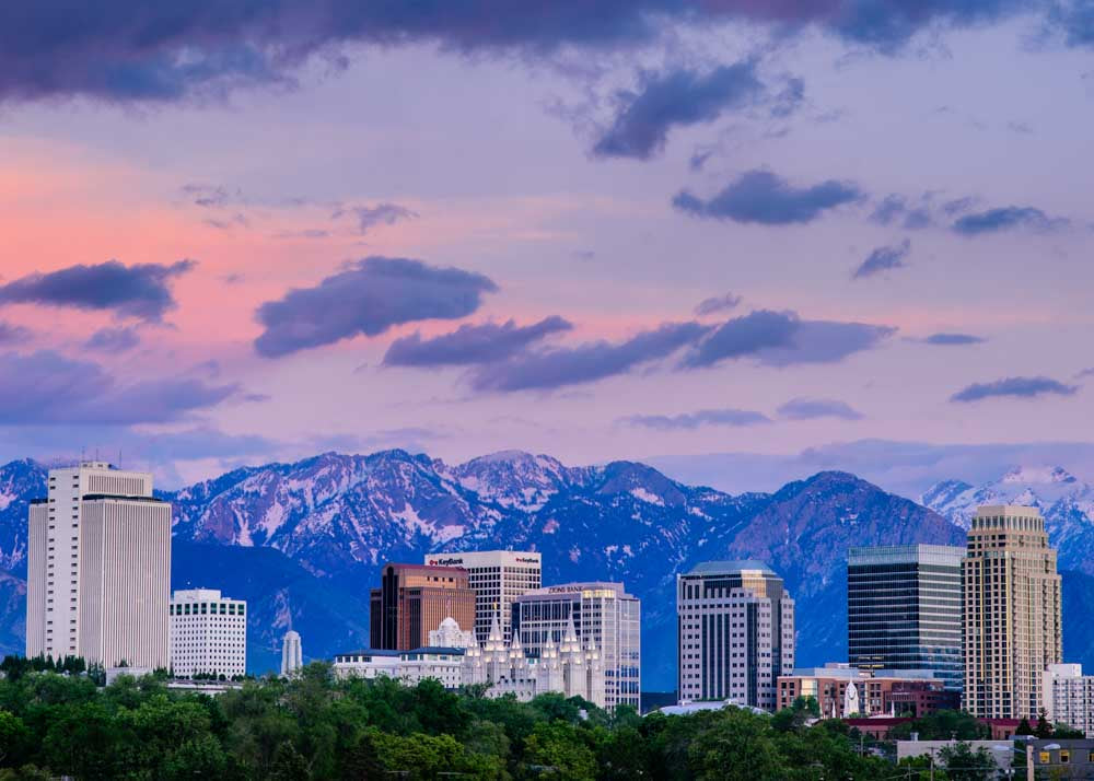 Salt Lake Temple - Skyline