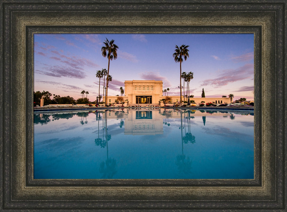 Mesa Temple - Sunset Reflection