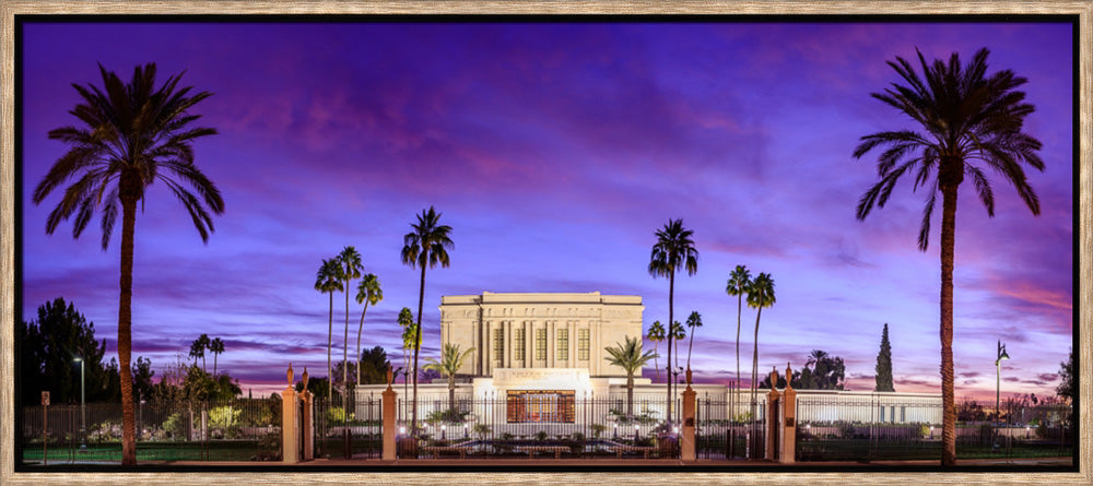 Mesa Temple - Purple Dusk by Scott Jarvie