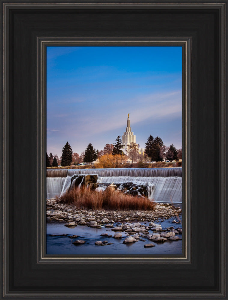 Idaho Falls Temple - From the Falls