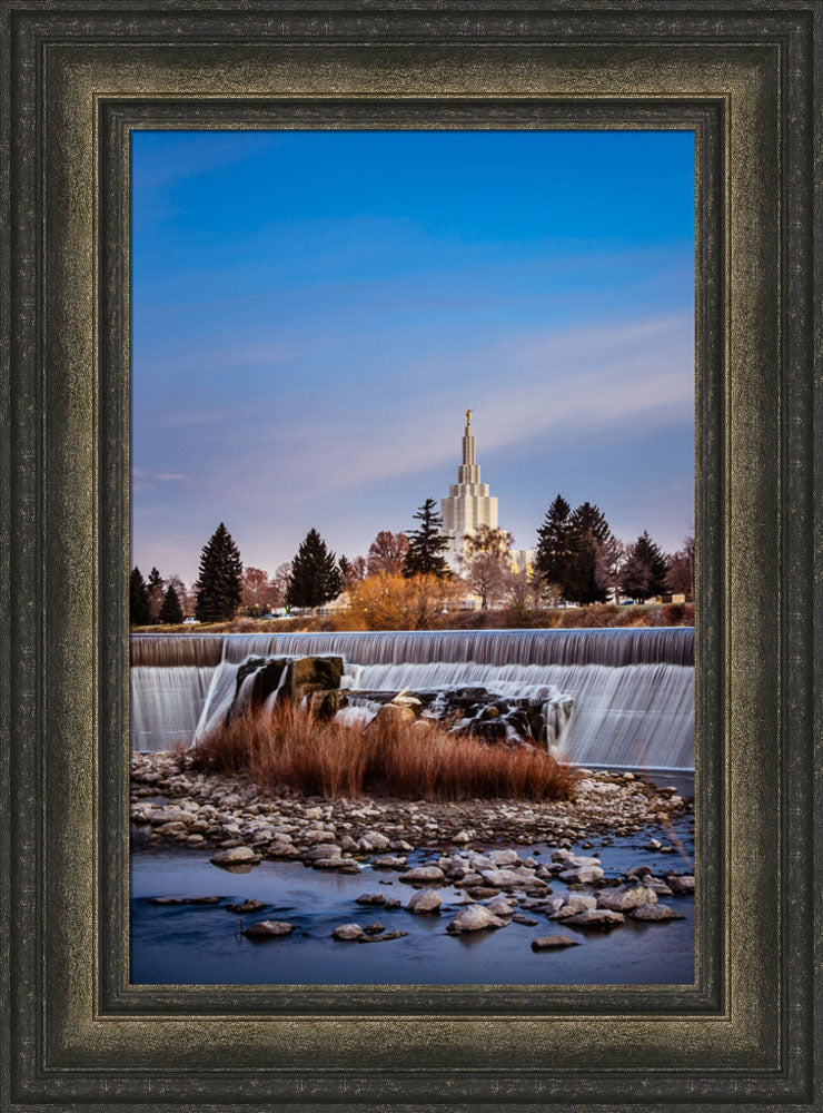 Idaho Falls Temple - From the Falls
