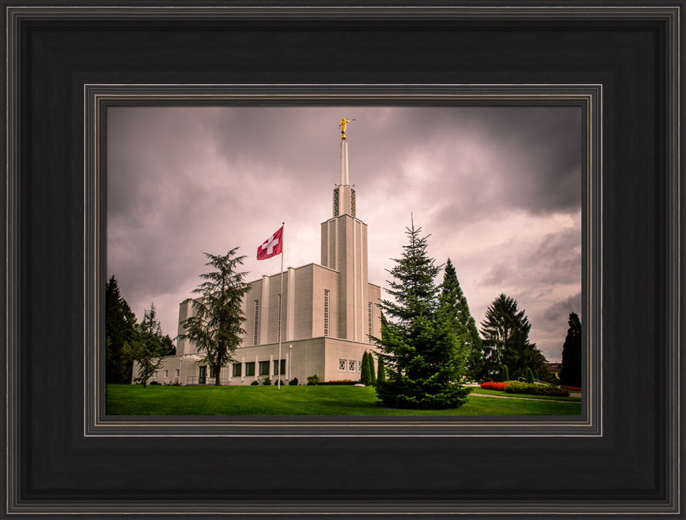Bern Switzerland Temple - Stormy Flag