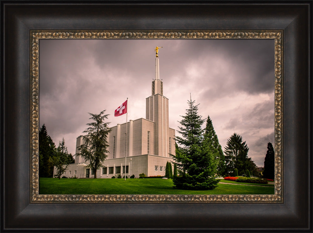 Bern Switzerland Temple - Stormy Flag