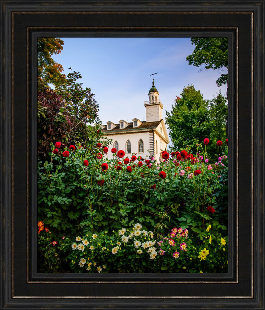Kirtland Temple- Flowers