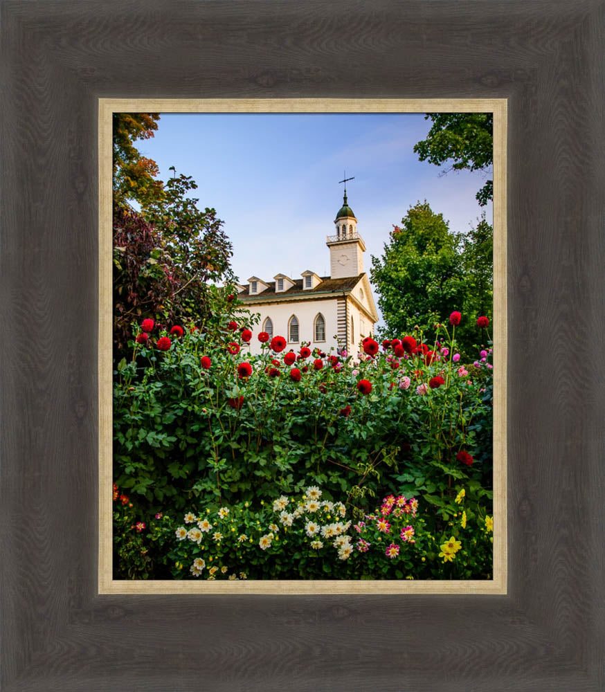 Kirtland Temple- Flowers