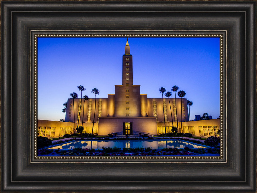 Los Angeles Temple - Evening Reflection