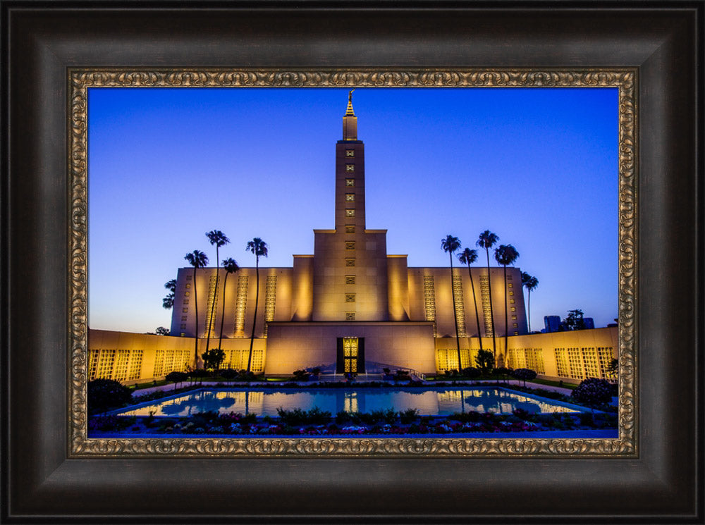Los Angeles Temple - Evening Reflection