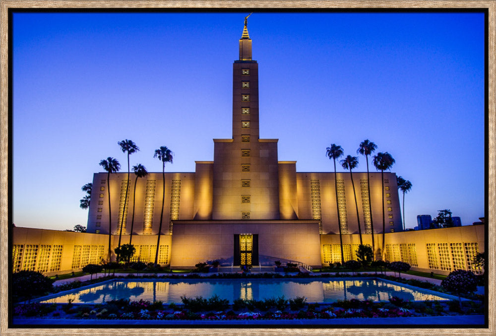 Los Angeles Temple - Evening Reflection